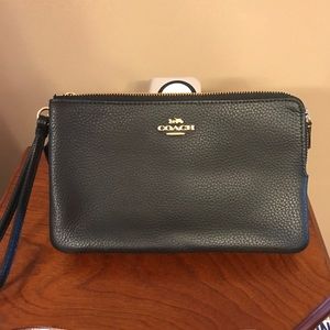 Coach wallet / wristlet, black! Never used!